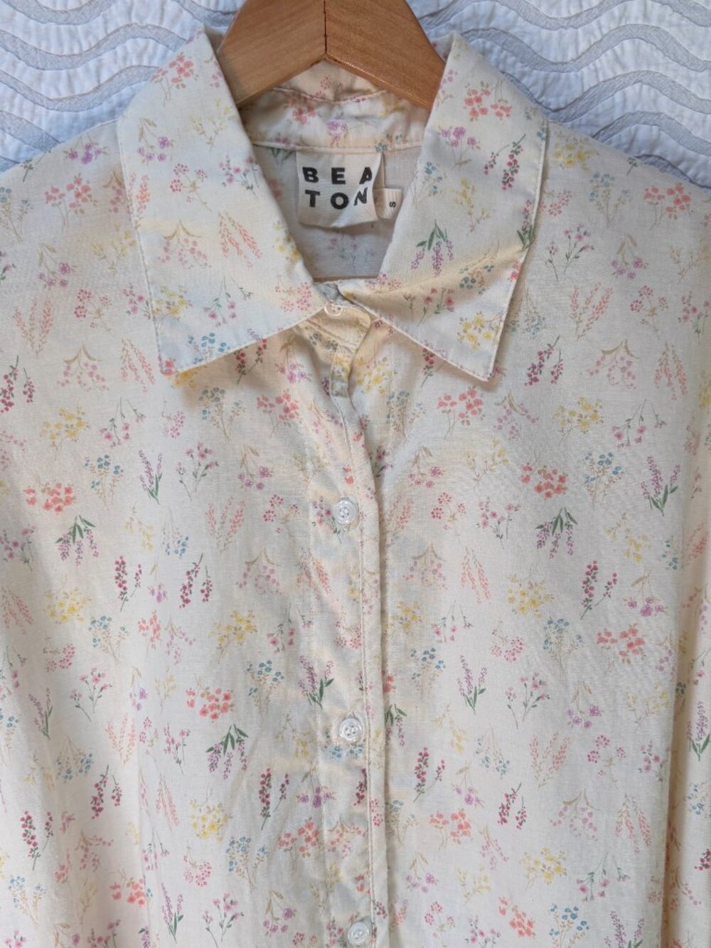 Beaton linen  Floral Bobbi Shirt